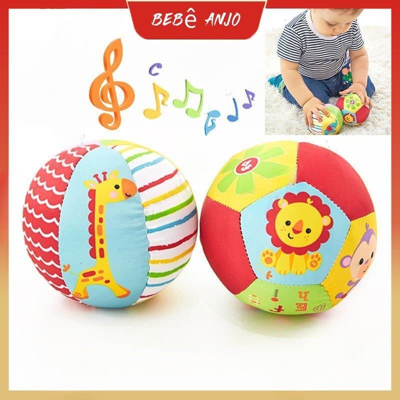 Brinquedo Infantil Bola de Pelúcia Macia 3CFF