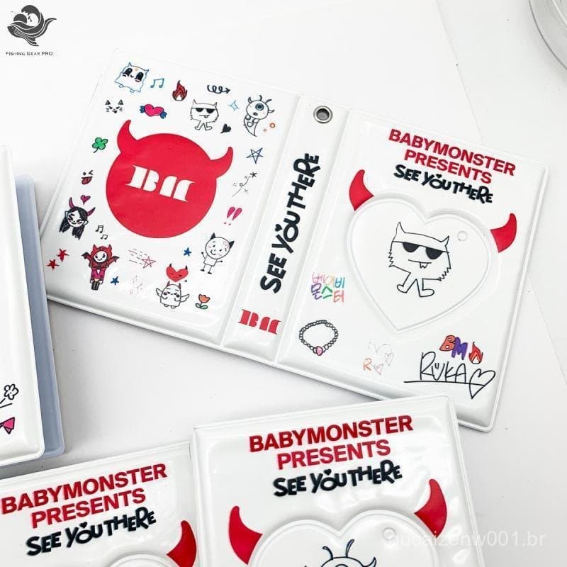 PFG Kpop Ídolo BABYMONSTER Álbum De Fotos Fã Photocard Titular Armazenamento Coletar Livro Presente FG