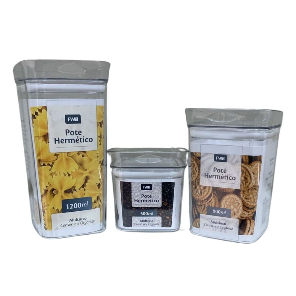 Pote Hermético Para Mantimentos #poteshermeticos #cozinha #recipiente #utensiliosdomestico