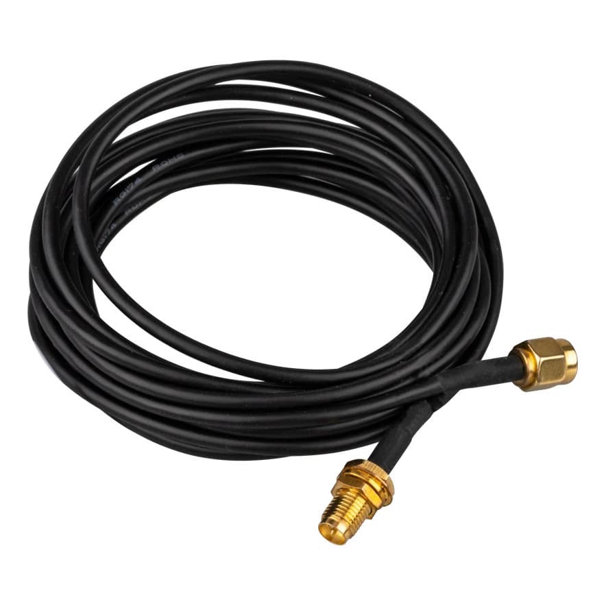 Cabo Extensor 10 M Antena Roteador Wifi Rp Sma Cabo de Extensão Macho para Fêmea - Fio Alimentador de Cobre RG174