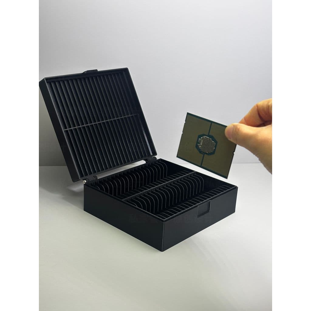 Caixa de armazenamento dedicada para CPU de servidor | Pacote com 40 peças | Caixa de armazenamento para CPU de computad