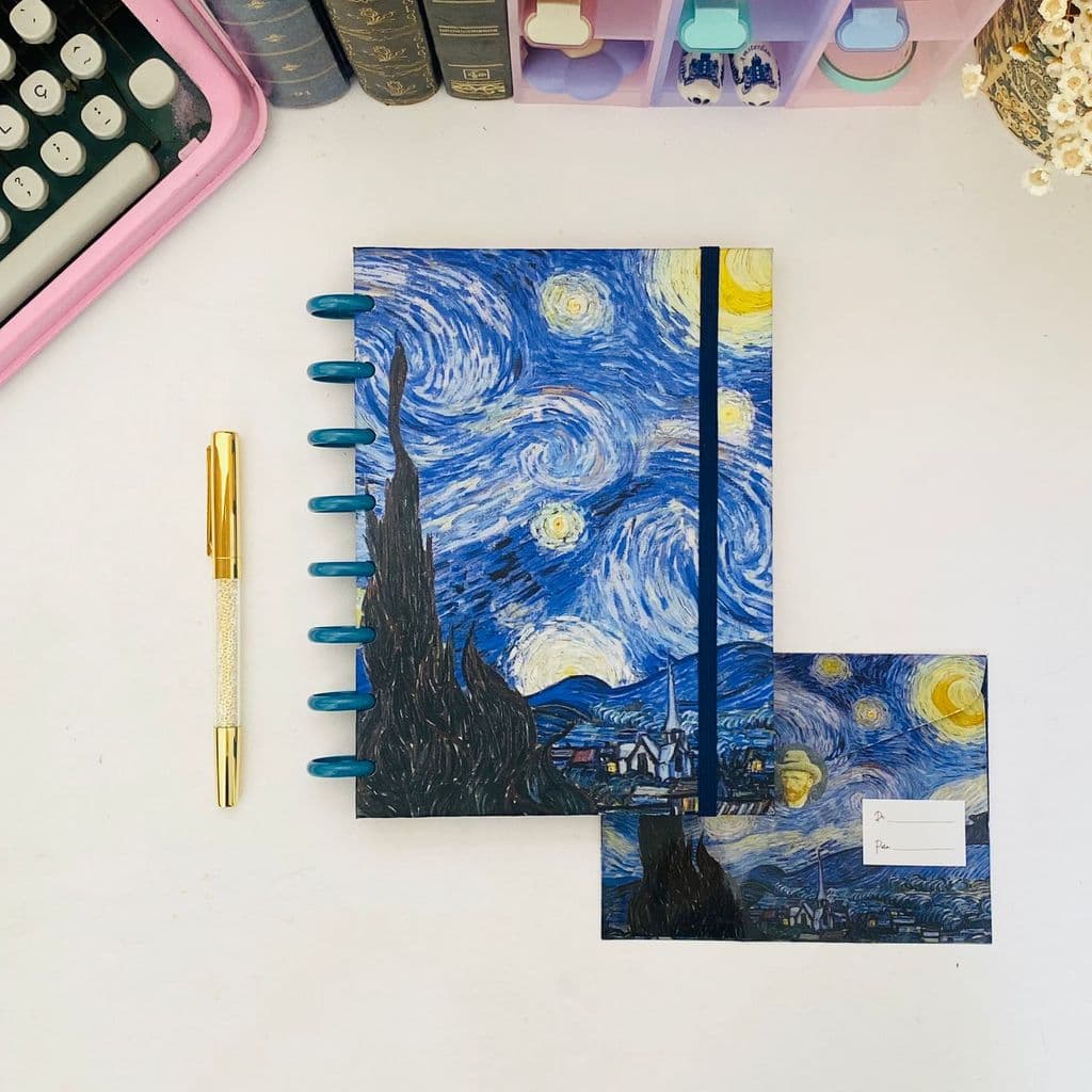 Caderno de Disco A5 Buendía - Noite Estrelada