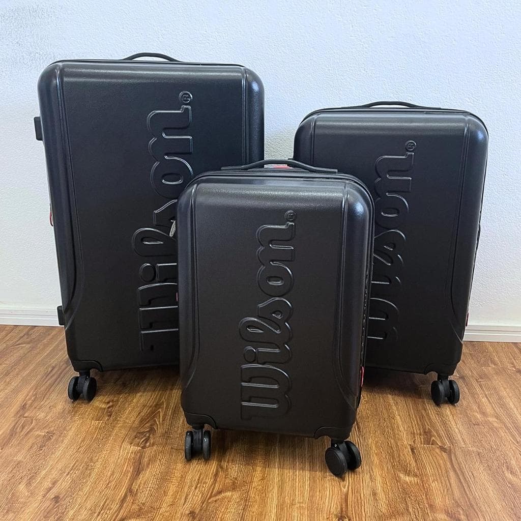 Kit 3 Malas de Viagem Wilson Rodas 360º ABS 65-1750