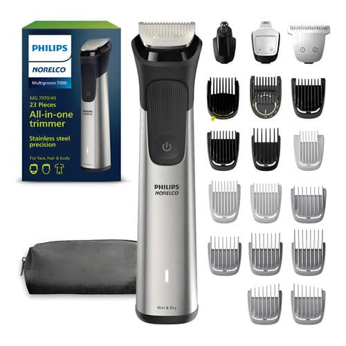 Philips Multigroom 7000 Mg7970/49 Trimmer Masculino 23 Peças