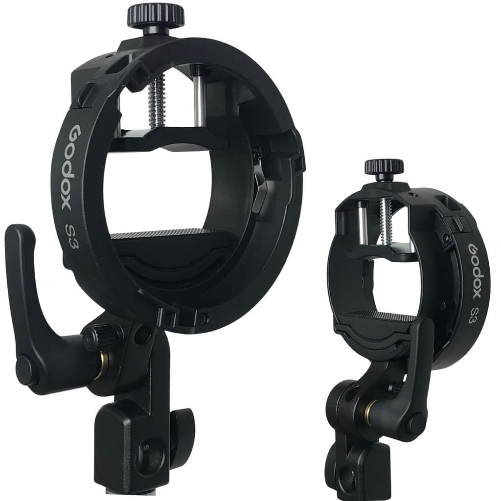 Suporte Godox S3 para Flash Speedlight Encaixe Bowens Tipo S