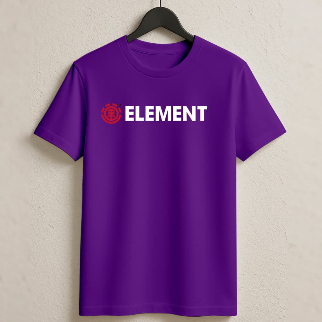 Camiseta Element Masculina 100% Algodão Skate Casual Original Várias Cores Streetwear Presente