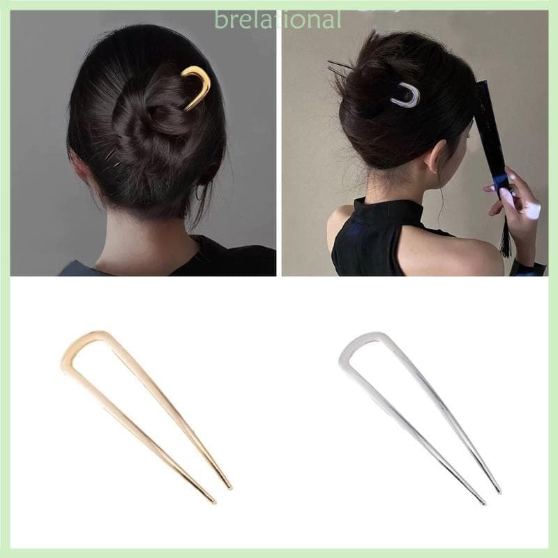 R Metal Francês Grampos Cabelo Para Cabelos Grossos Forma U Pinos Elegante Ferramentas Penteado