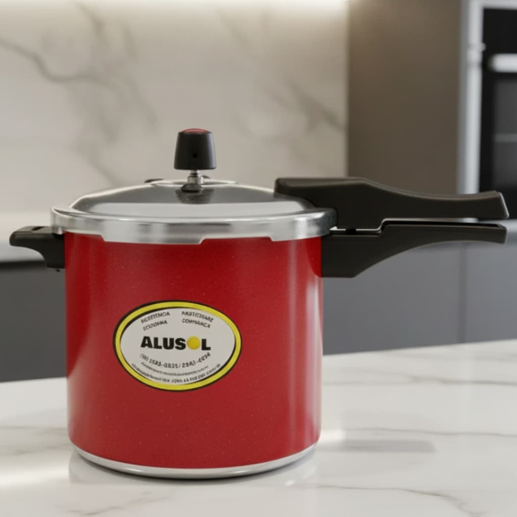 Panela De Pressao 5,0 Litros Com Tampa Externa Alusol
