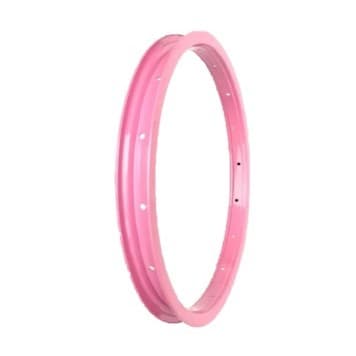Aro 16/16 Furos Alumínio para Bicicleta Infantil, 1 und, Rosa - Rimaxx