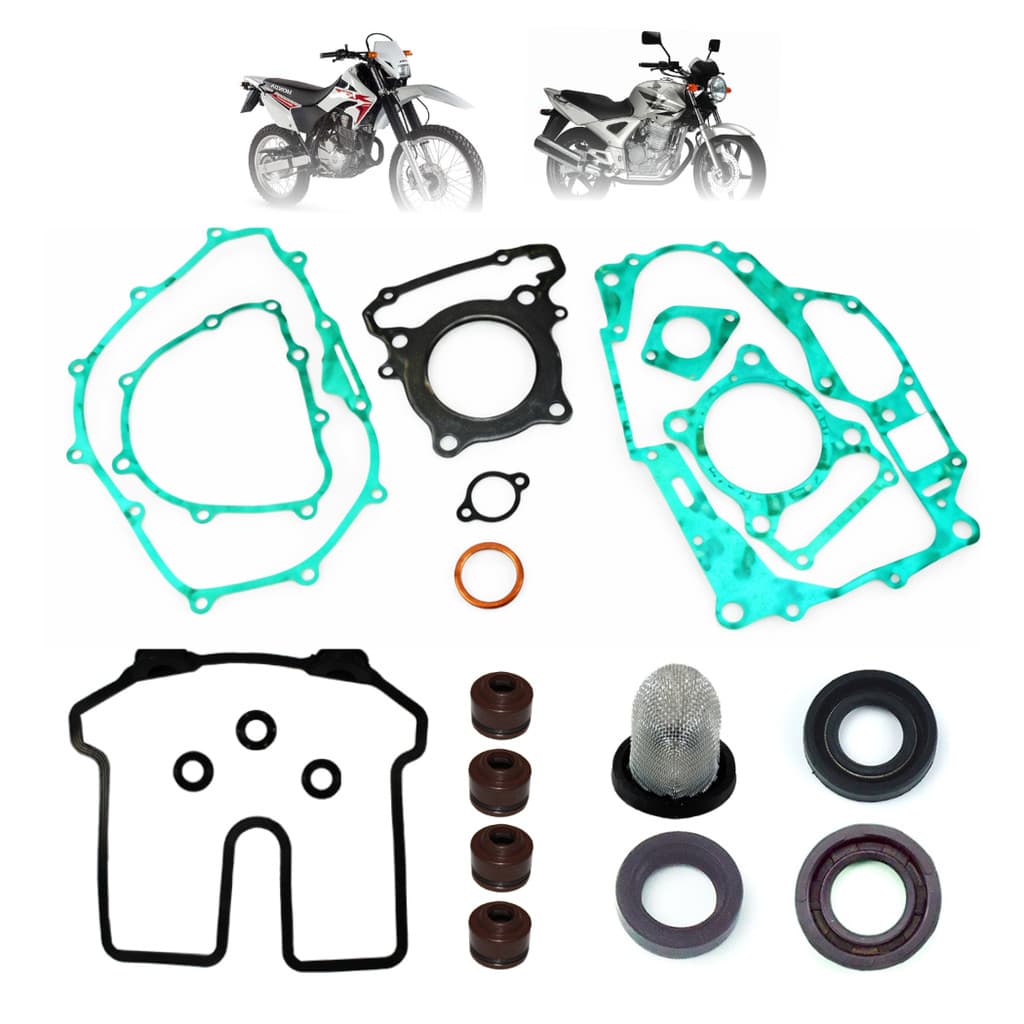 Jogo Juntas Retentor Motor Cbx 250 Twister Xr 250 Tornado