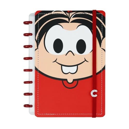 Caderno Inteligente Pequeno Organizador Anotacoes Folhas Resistentes Capa Vermelha