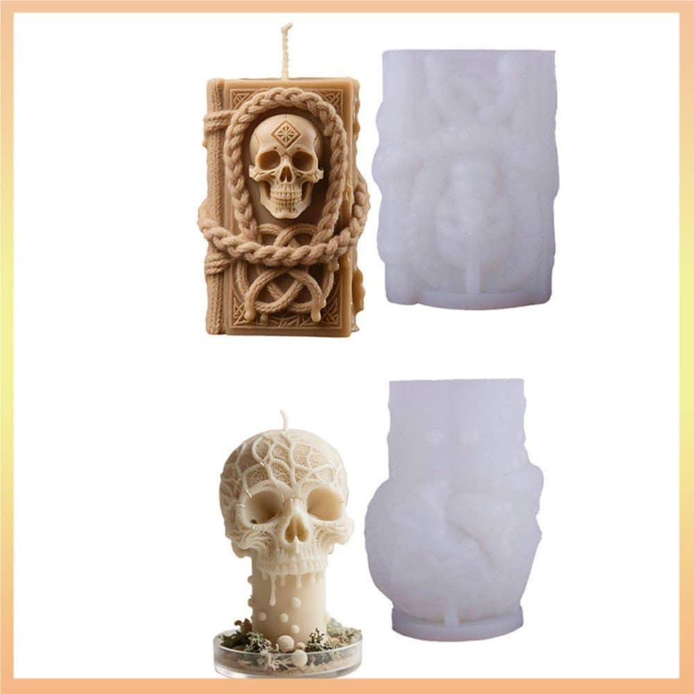 Molde Multifuncional De Aromaterapia De Silicone , Resina Epóxi Flexível , De Vela Intricado , Personalizado Para Decora