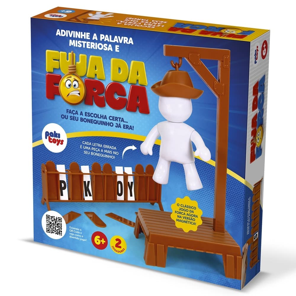 Jogo Fuja Da Forca Brinquedo Classico