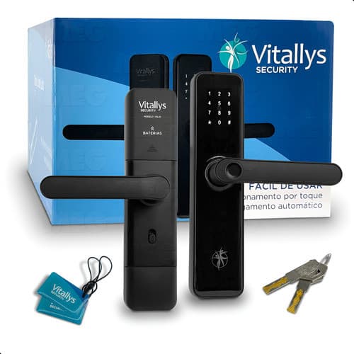 Fechadura Digital VSL-10 Vitallys Smark Lock Preta
