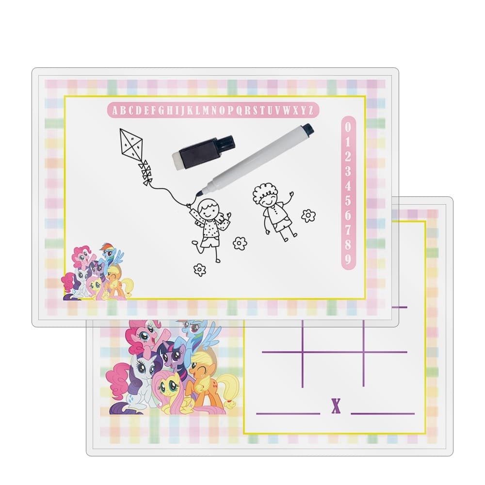 Lembrancinhas Lousa Mágica Com Caneta Apagavel No Tema My Little Pony Para Aniversario Envio imediato.