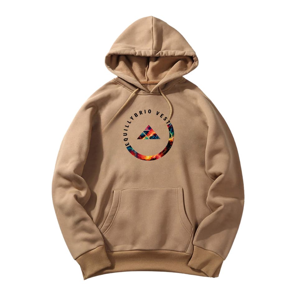 Moletom Canguru Equillybrio Circulo Agasalho Casual Com Capuz