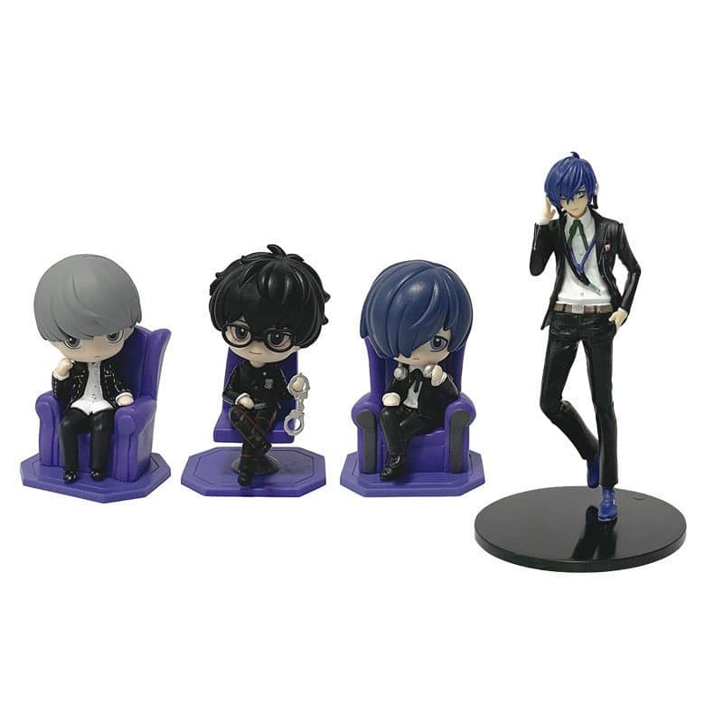 4 Estilos 8cm-17cm Anime Persona 4 : TheGolden Amamiya Ren Yu Narukami Yuuki Makoto Figura Skate Boneca Sólida Enfeites