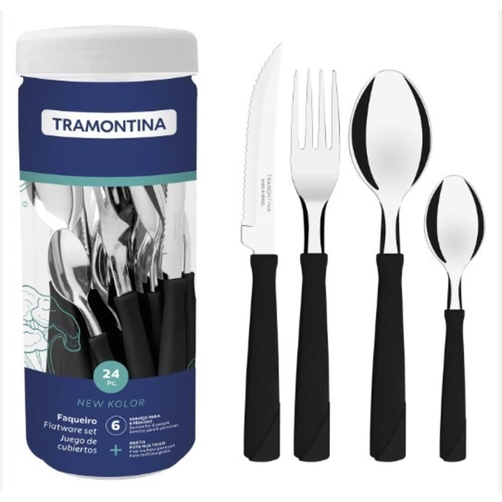 Conjunto Faqueiro Com 24 Peças Tramotina