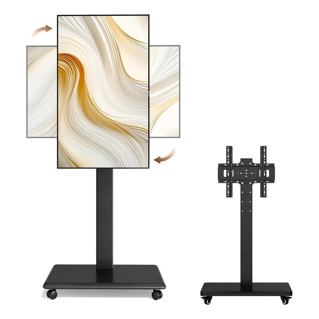 Suporte Tv Móvel Para Tv Pedestal 26 A 60  Preto Xz05 Novo