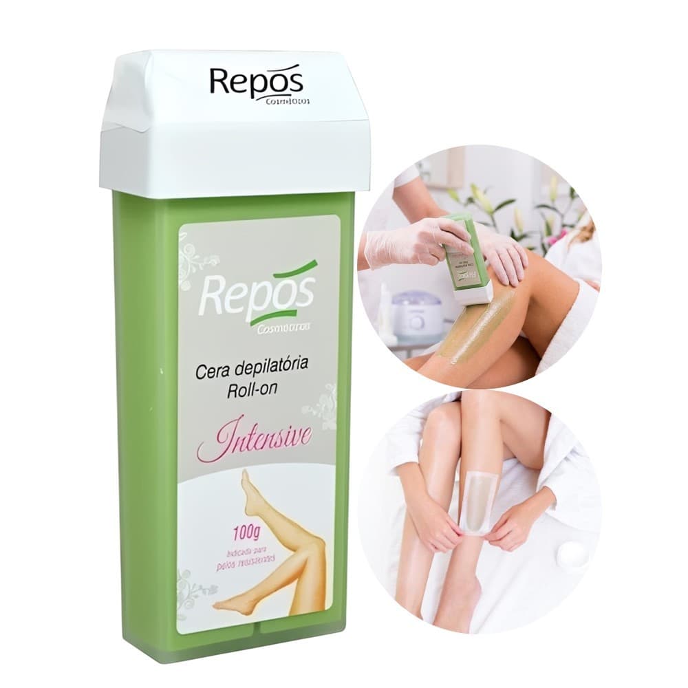 Refil Cera Depilação Roll On Depilatória Intensive Repós 100g