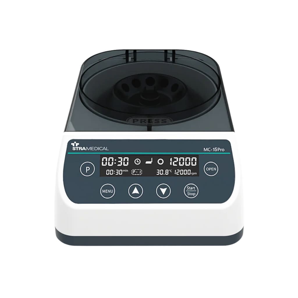 MICROCENTRÍFUGA DIGITAL 12 TUBOS 0,20 - 0,5 - 1,5 - 2,0 ML BIVOLT - STRA MEDICAL