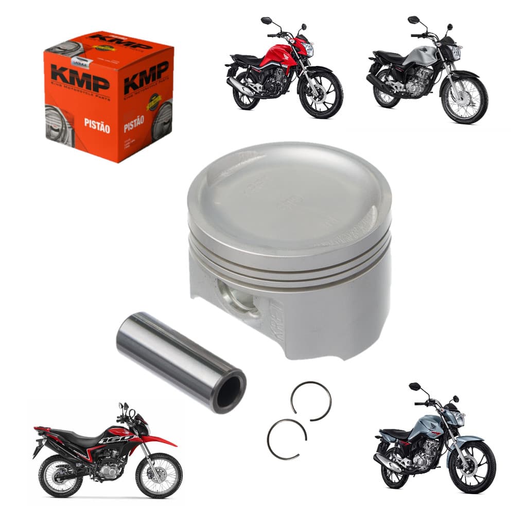Pistão Titan Fan Start Cargo Bros 160 Std 0.25 0.50 0.75 Kmp