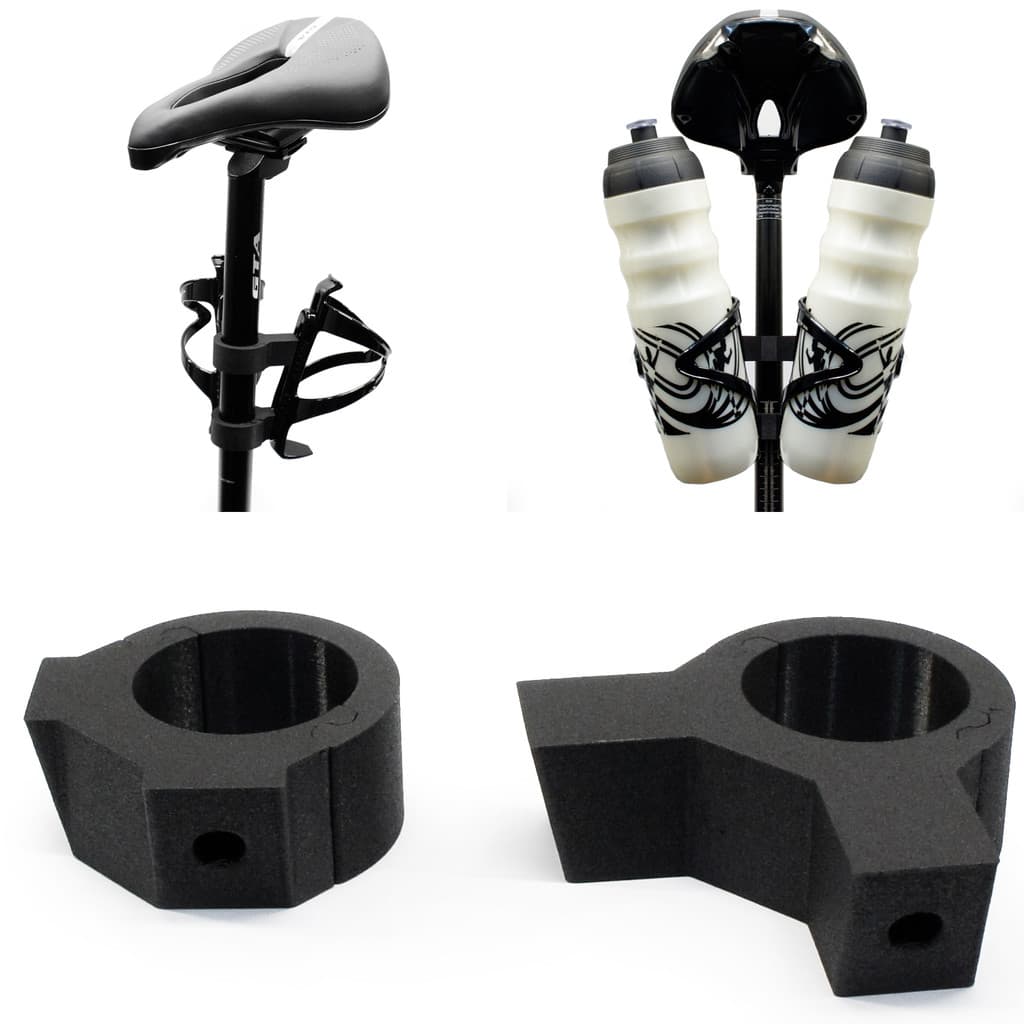 Kit Suporte 2 Caramanhola Garrafa de Água Canote 27.2mm Montain Bike Speed triathlon aro 26 27 29