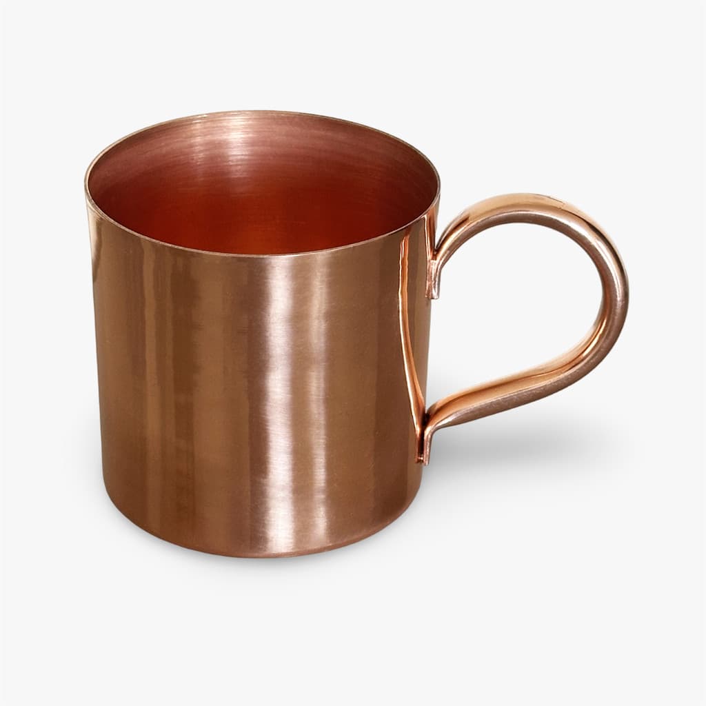 Caneca Cobre Puro Tradicional Sem Verniz Ayurveda - 350ml