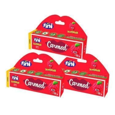 3 hidratantes labiais CARMED -  Fini Amoras