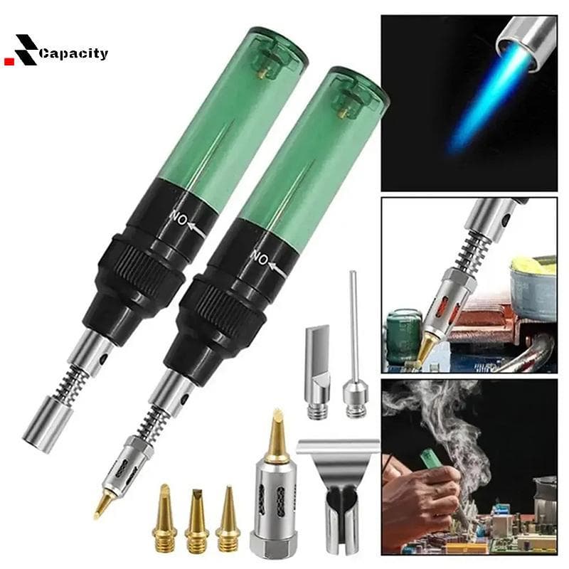 Kit De Ferro De Solda Portátil , Capacidade , 1300 Celsius , Caneta De Soldagem , Queimador , Tocha , A Gás , Sem Fio ,