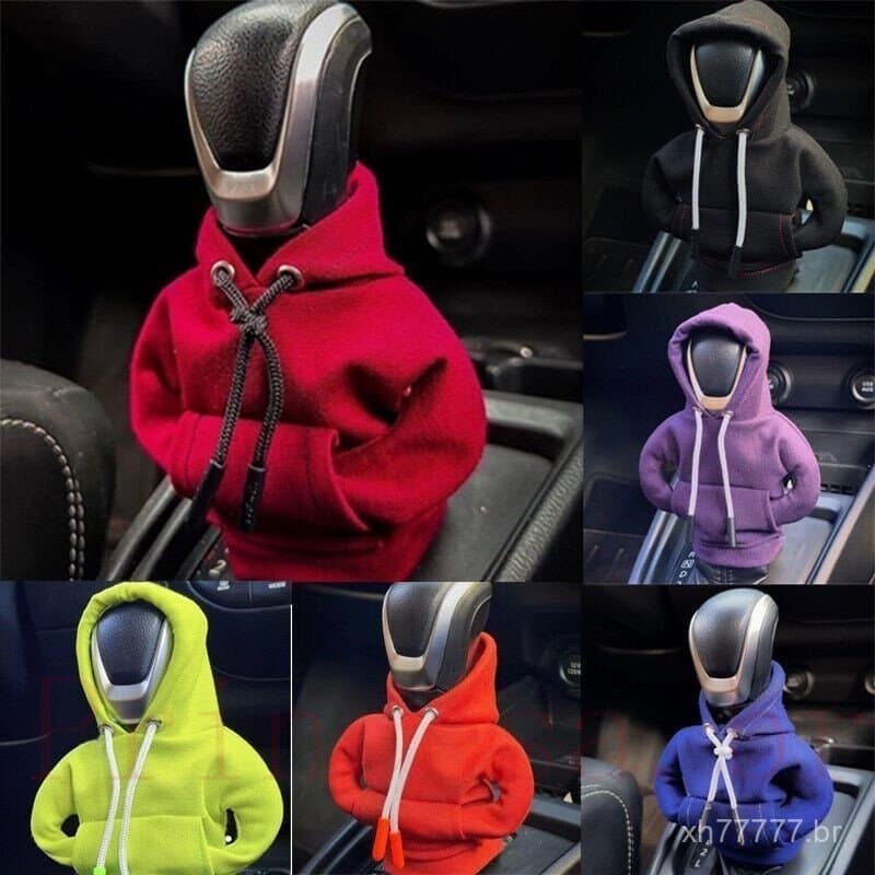 KNOB Hoodie Capa Da Engrenagem Do Carro Decoração Manípulo Adapta-Se À Alavanca De Deslocamento Automático Universal Int
