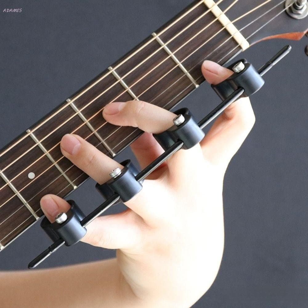Adequado para expansor de dedo ajustável para treinamento de guitarra, treinador de extensão de Material ABS, HBTX
