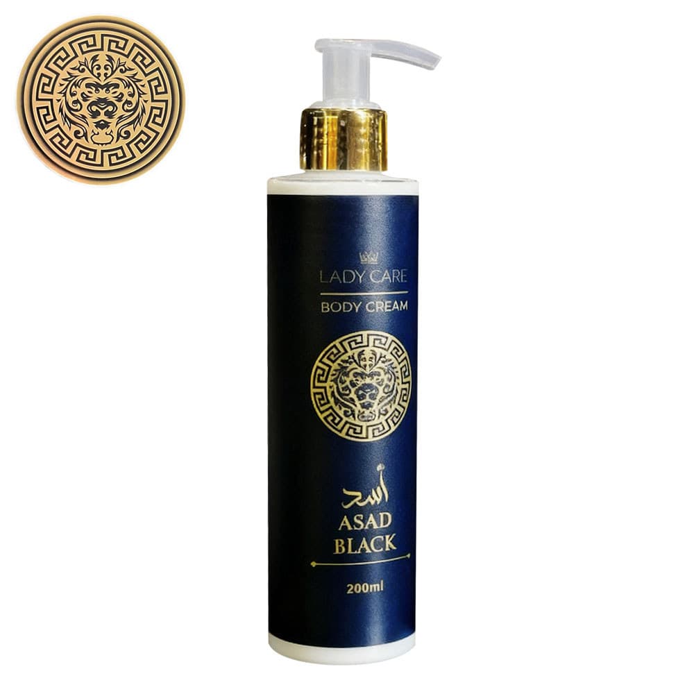 Creme Asad Balck Hidratante Arabe Corporal Laby Cream 200ml