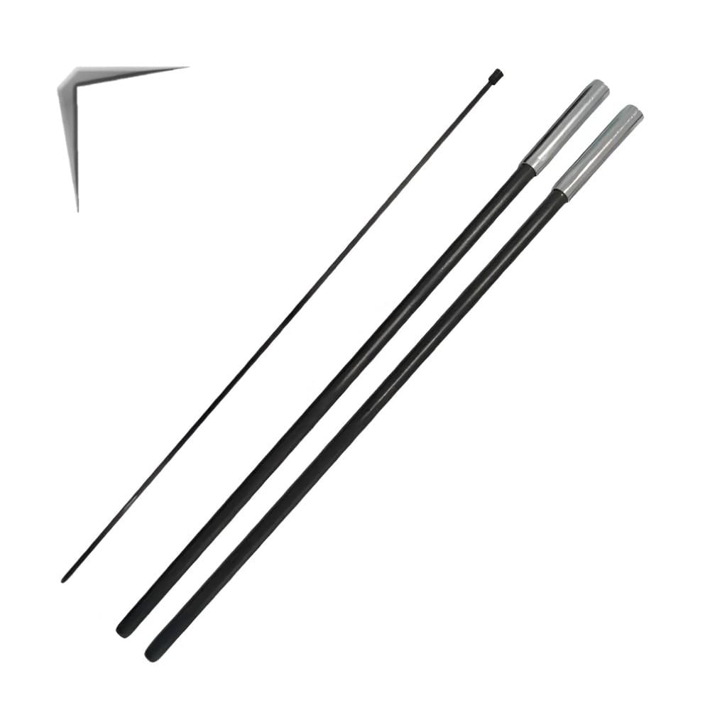 Kit Varetas para Wind Flag Banner até 3 Metros Suporte Resistente para Bandeira Publicitária Outdoor Envio Rápido