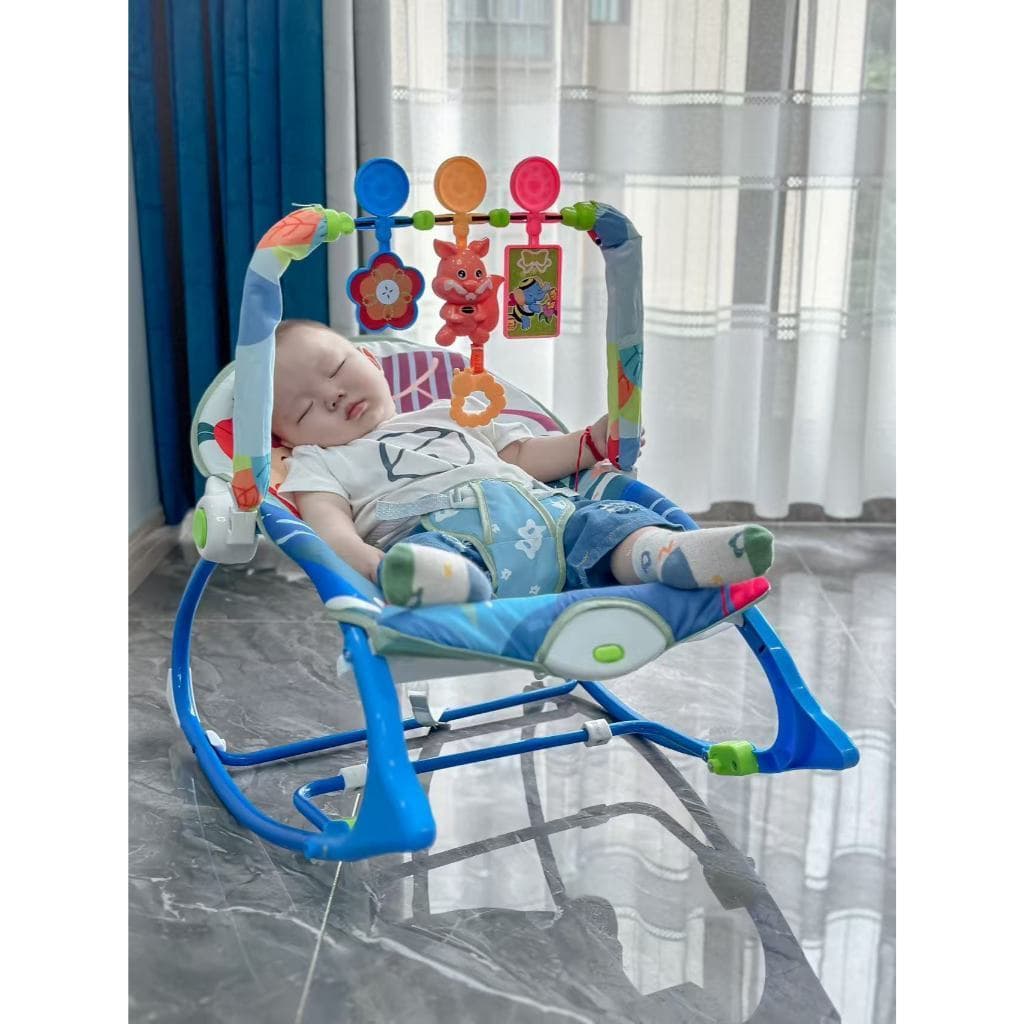 Cadeira de balanço para bebê que ajuda a adormecer com vibração--6825