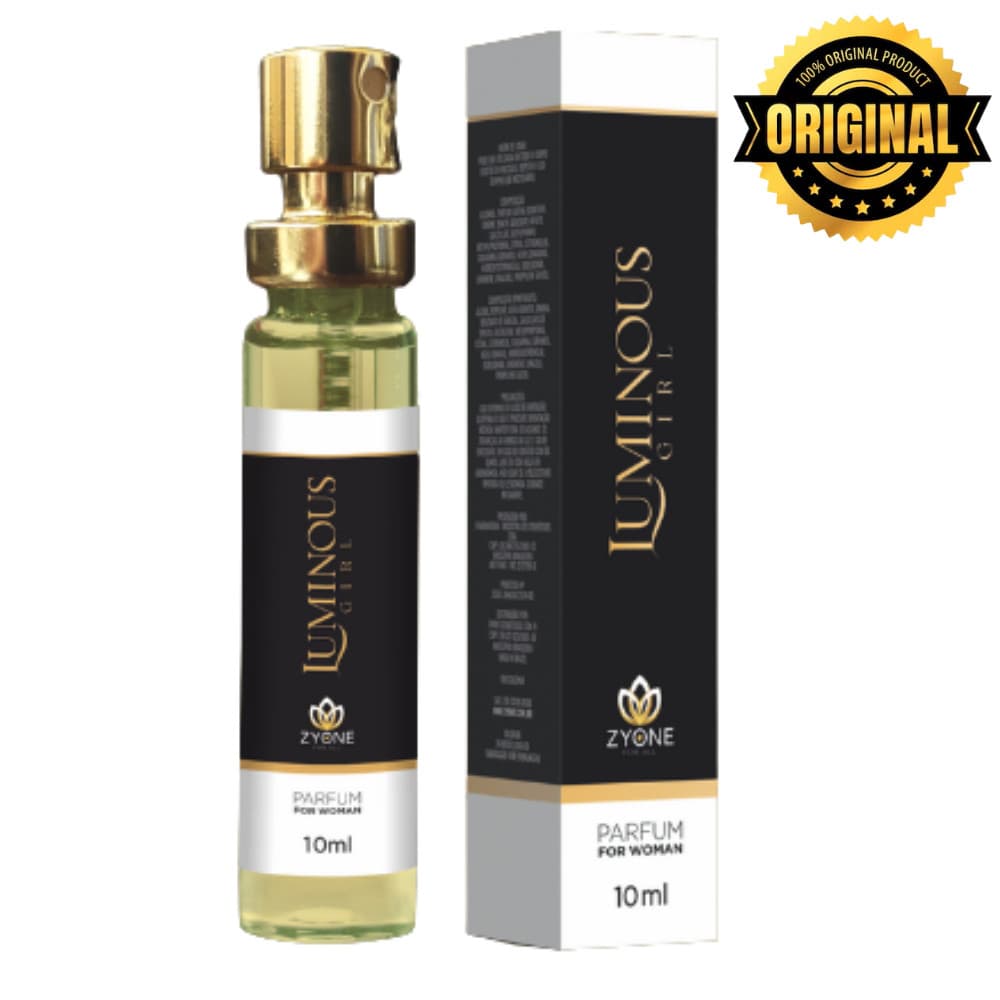 Luminous Girl Zyone Cosméticos Feminino Parfum 10ml Alta Fixação Essência Premium