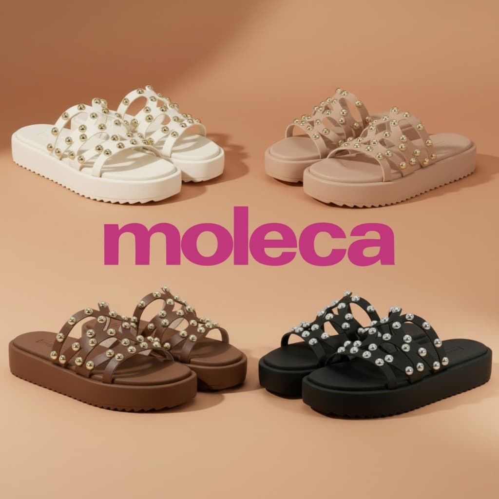 Chinelo Confortável Moleca Feminino Antiderrapante Flatform