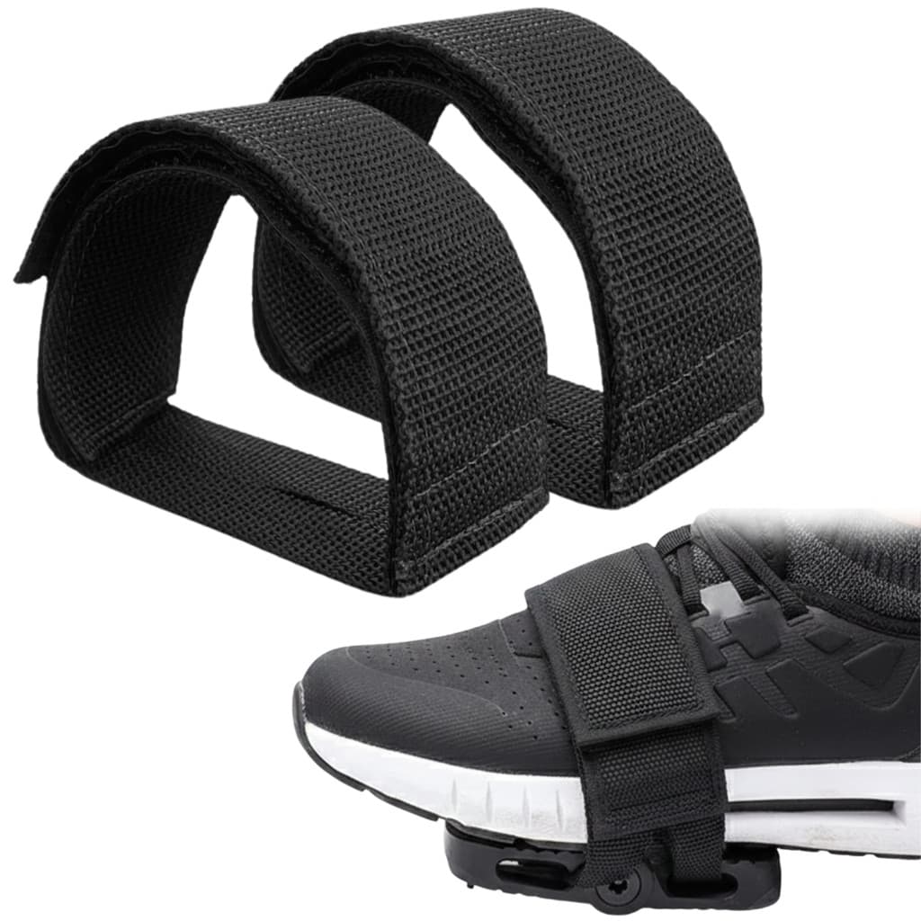Pedaleira Bike Firma Pé pedal strap cinta com velcro Strap  Spinning