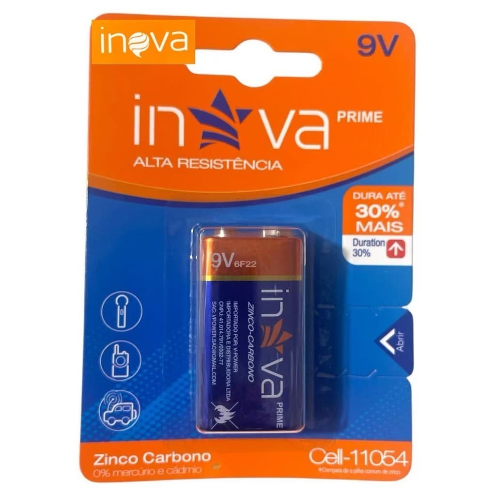 Kit 2 Fonte De Energia 9v Universal Inova Prime Alta Resistência 11054