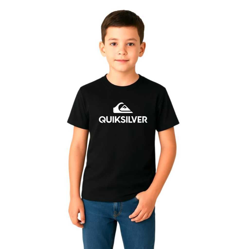 camiseta infantil básica estampa onda surf masculina kids 100%algodão