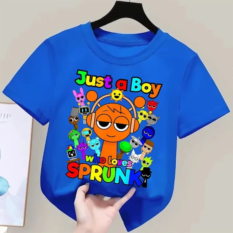 Camiseta Infantil Jogo Incredibox  Sprunk Algodão100% Premium
