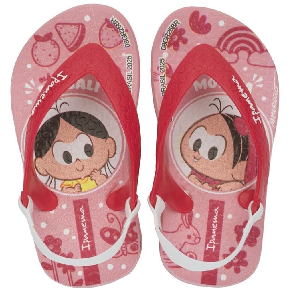 Chinelo de Bebê Ipanema Turma da Mônica Meninas