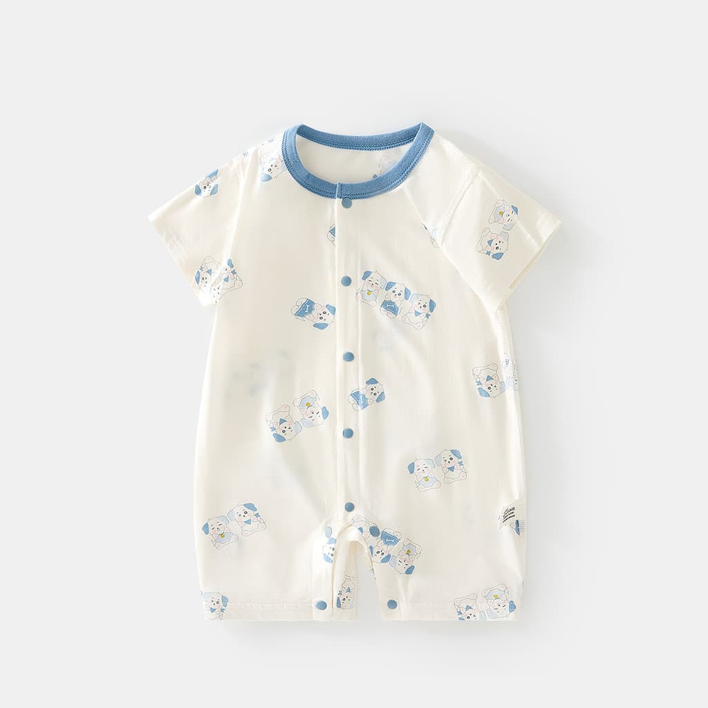 Bebê curto macacão de verão Modal masculino feminino bebê estilo fino macacão ar condicionado roupas recém-nascidos