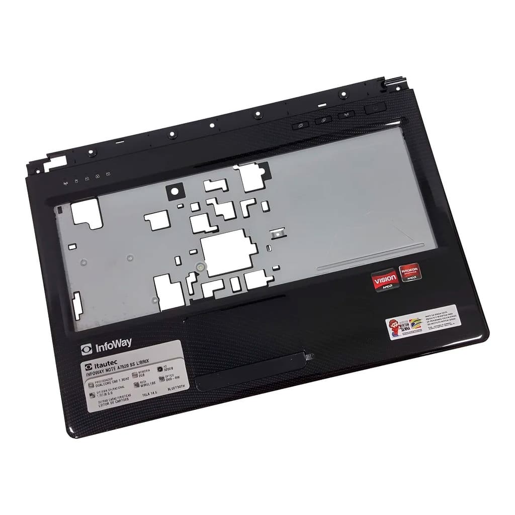 Carcaça Tampa Base Teclado Itautec InfoWay A7420 A7520 W7535 6-42-W2442-06X
