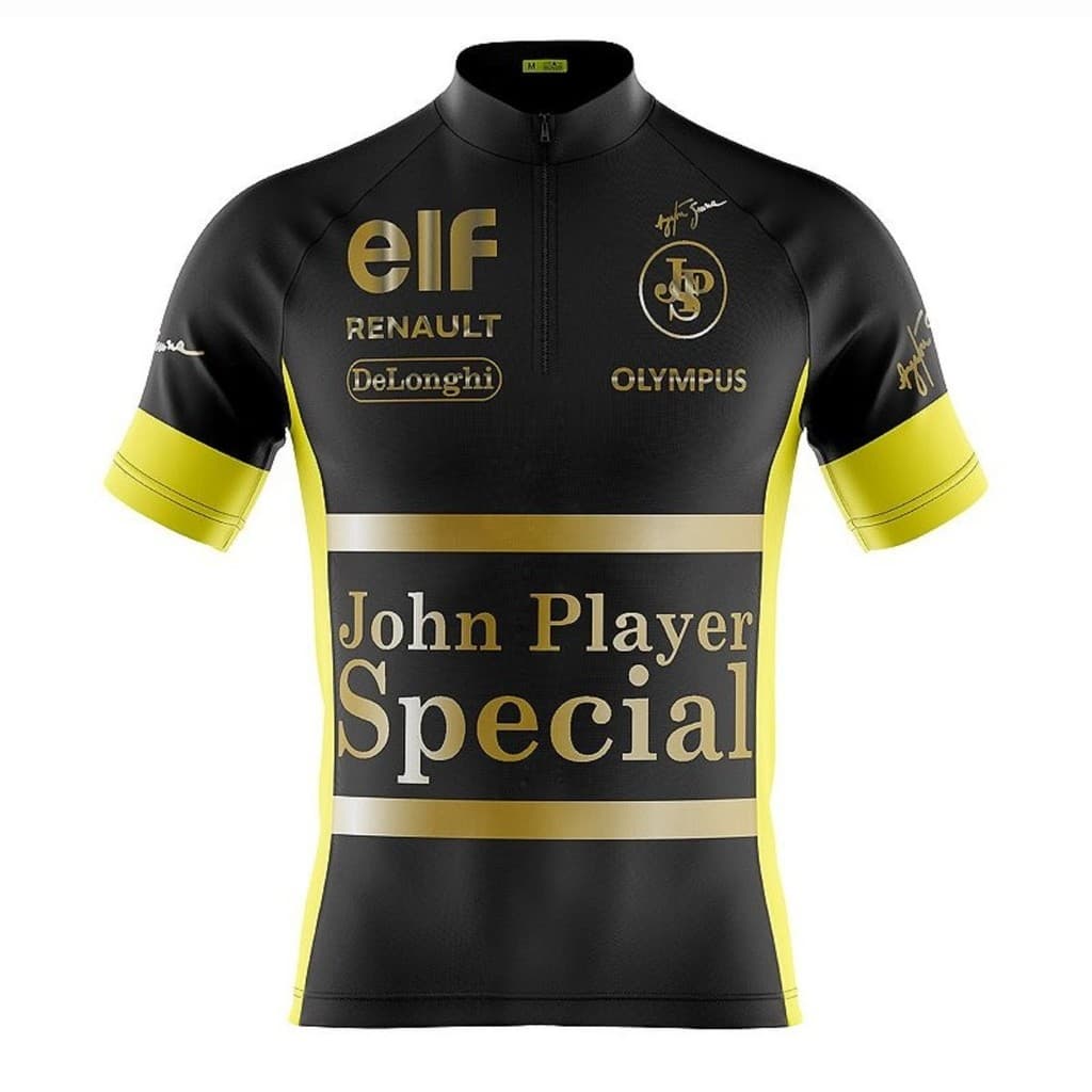 Camisa Ciclismo Masculina Dryfit Proteção UV Bike MTB Speed Senna Preta
