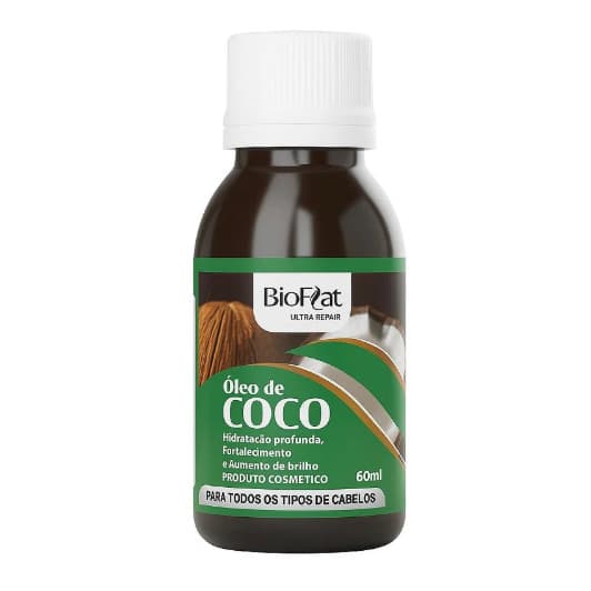 ÓLEO CAPILAR COCO 60ML - BIOFLAT
