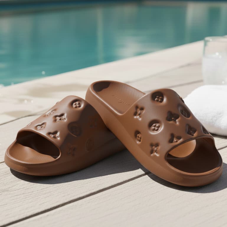 Sandália Nuvem Chinelo Papete Slide Estilo Casual Moderno Leve Confortável Ideal Para Praia e Uso Diário