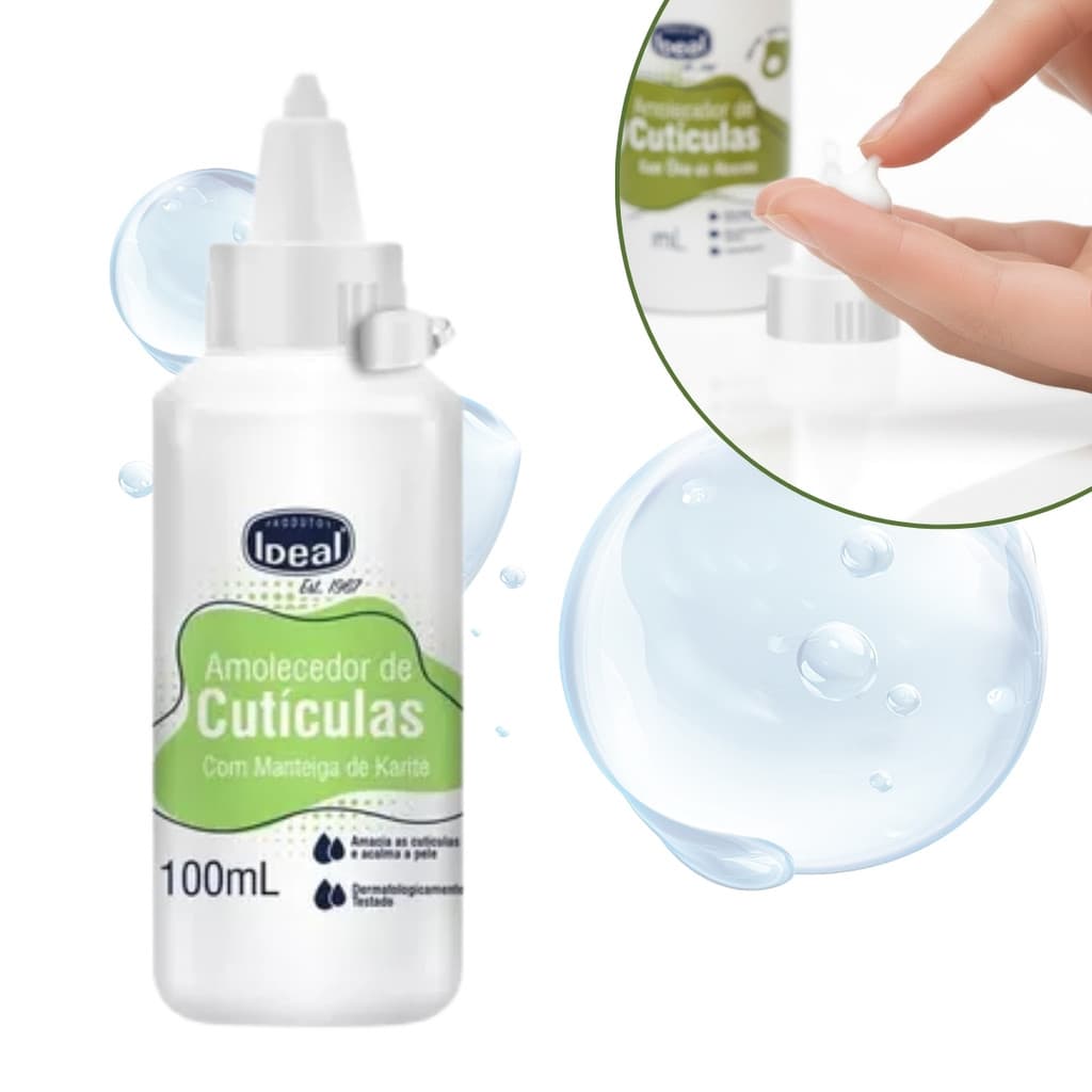 Amolecedor de Cutículas Ideal com Manteiga de Karité - 100ml