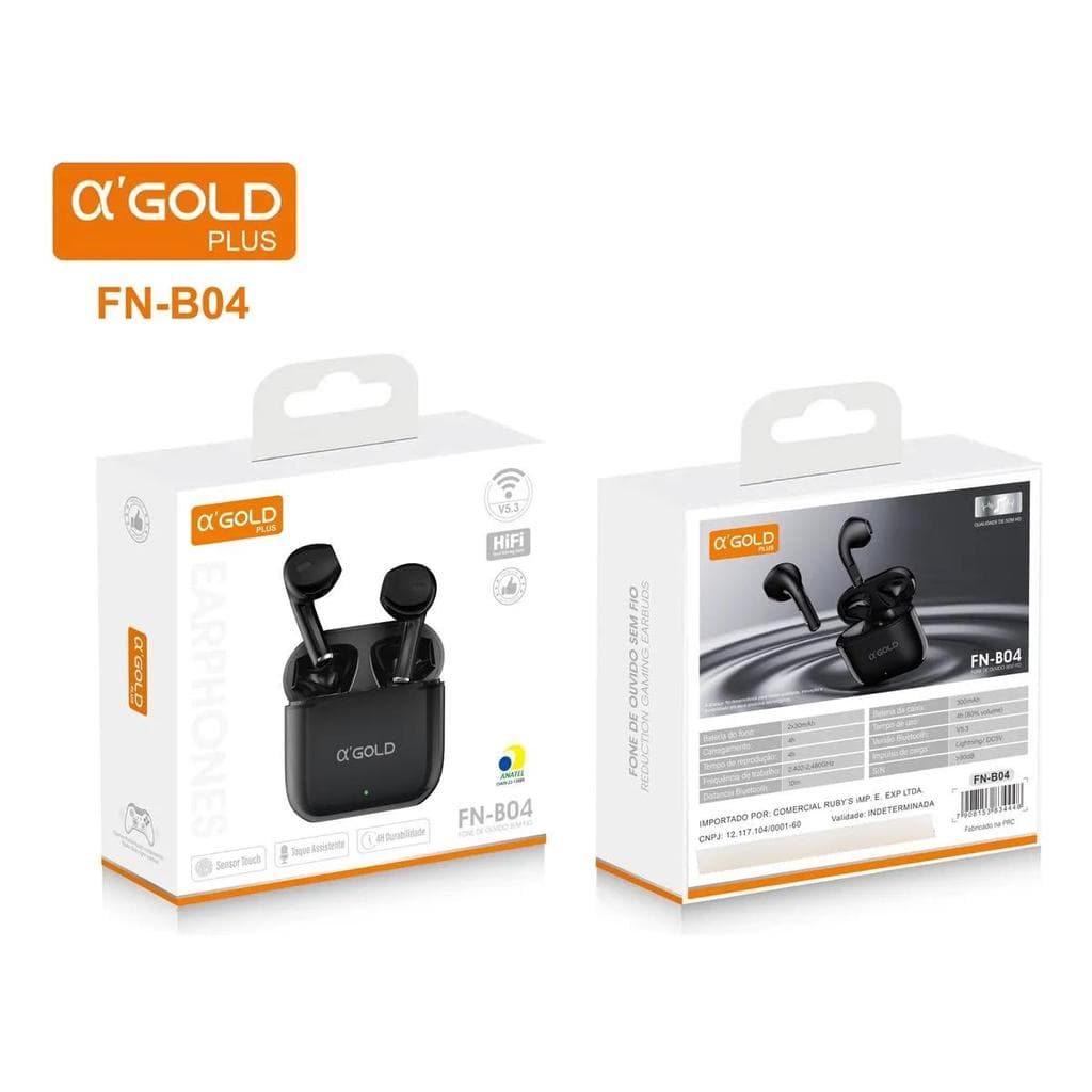 Fones De Ouvido Sem Fio Bluetooth A'gold Fn-b04
