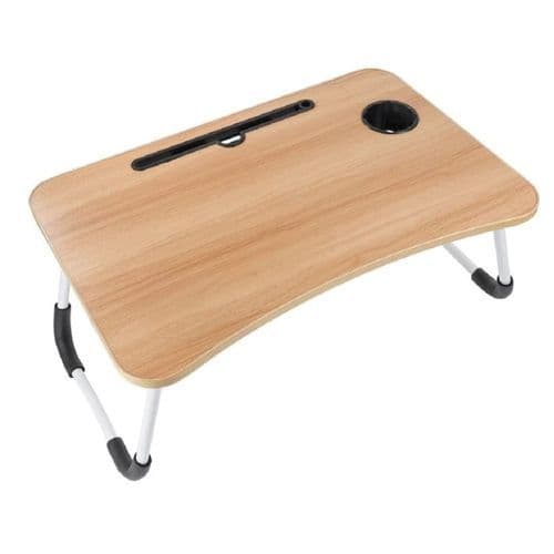 Mesa Notebook Multiuso Compacta Acabamento Marfim Portatil Versatil Uso Escrito Laptop